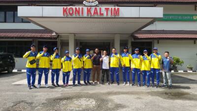 Voli Pantai Kaltim Telah Diberangkatkan ke BK PON di Sentul, Kabupaten Bogor